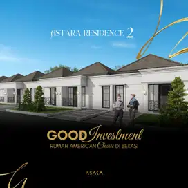 RUMAH AMERICAN CLASSIC 1 LANTAI SIAP HUNI LOKASI STRATEGIS