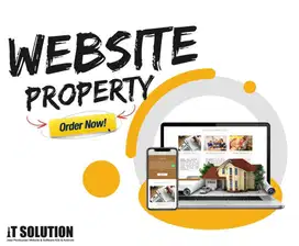 Website Properti Custom Gratis Domain dan Hosting