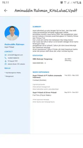 Mencari pekerjaan Driver