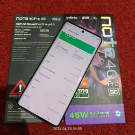Infinix Note 40 Pro 5G 8/256 Fullset