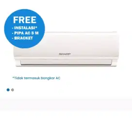SHARP AC SPLIT 1/2PK STANDARD WHITE