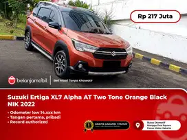 [ LOW KM ] Suzuki Ertiga XL7 Alpha AT Two Tone Orange Black 2022/2023