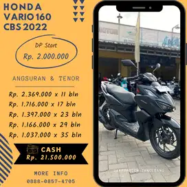 VARIO 160 CBS 2022 KM LOW