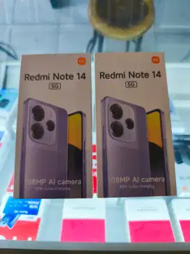 Redmi note 14 5G 8/256 Baru garansi resmi Tam 15 Bulan