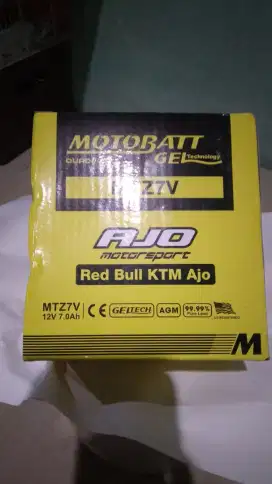 Aki motobatt masih baru