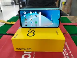 Realme C51 NFC ram 4 64 GB lengkap normal no minus