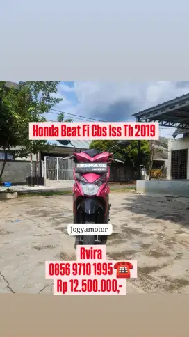 Honda beat fi cbs iss th 2019 plat Bekasi