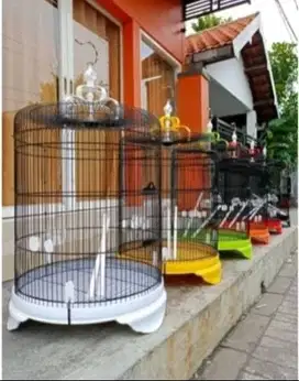 sangkar murai PVC jeruji besi no dua model baru bagus dan kuat