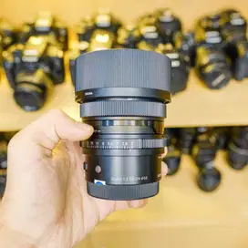 Lensa Sigma 35mm F2 for Sony FE Fullset Mulus