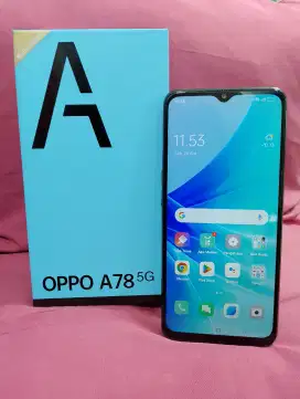 Second fullest mulus oppo A78 5G 8/256 Bisa Cicilan Syarat ktp Saja