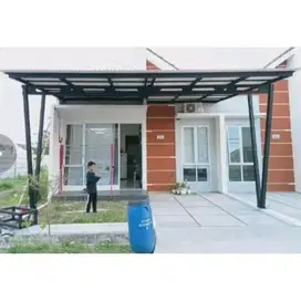 TUKANG PASANG KANOPI RANGKA BAJA RINGAN ATAP ALDERON DAN SPANDEK