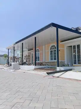 PASANG BARU KANOPI BAJA RINGAN ATAP ALDERON