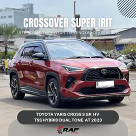 TOYOTA YARIS CROSS HEV S 1.5 GR CVT TSS AT 2023 HITAM ORANGE