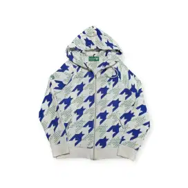 Zipper hoddie printed Beams Golf X Lyle & Scott