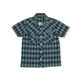 Kemeja vintage tartan harley davidson motorcycle