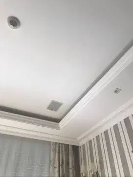 Sekat Plafon Partisi PVC GRC Gypsum Jasa Tukang Pasang Wall Moulding