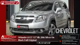 Chevrolet Orlando 1.8 LT AT NIK 2016 Silver On Black Full Original