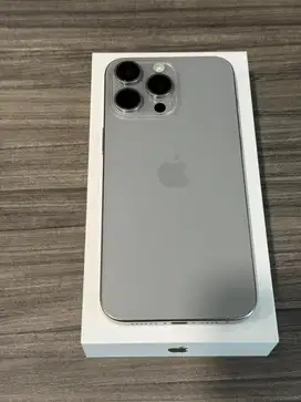 Iphone 15 pro max 512GB Natural Titanium dual nano fisik beacukai