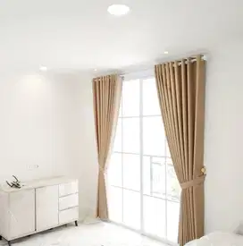 Jual Gorden Blackout Sekat Klinik Hordeng Pintu Gordyn Vitrase