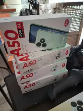 Hp itel A50 ram 4+4/64 grs resmi mulus seperti baru