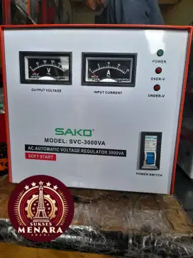 Stabilizer SAKO SVC-3000 VA Automatic Voltage Regulator Stabil 3000VA