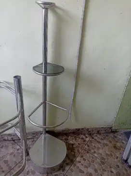 Rak Hias Stainless Steel Asli Original Bekas Seperti Baru