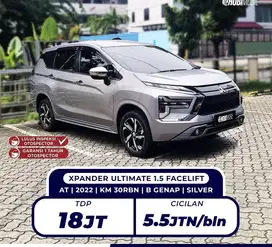TERMURAH FREE ANGSR DP 18JT XPANDER ULTIMATE FACELIFT 1.5 MATIC 2022