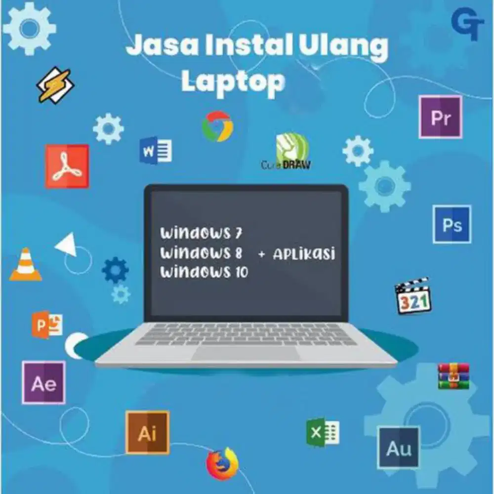 Jasa Install ulang PC dan Laptop