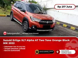 [LOW KM] Suzuki Ertiga XL7 Alpha AT Two Tone Orange 2022/2023