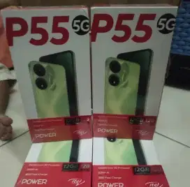 Murah new hp Itel P55 5G 6+6/128 resmi, bs kredit/bs TT