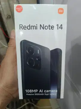Jual Handphone Baru Xiaomi redmi note14(4g)8/128gb+Nfc.asli Segel.
