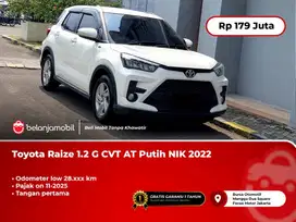 [LOW KM ] Toyota Raize 1.2 G CVT AT Putih 2022/2023