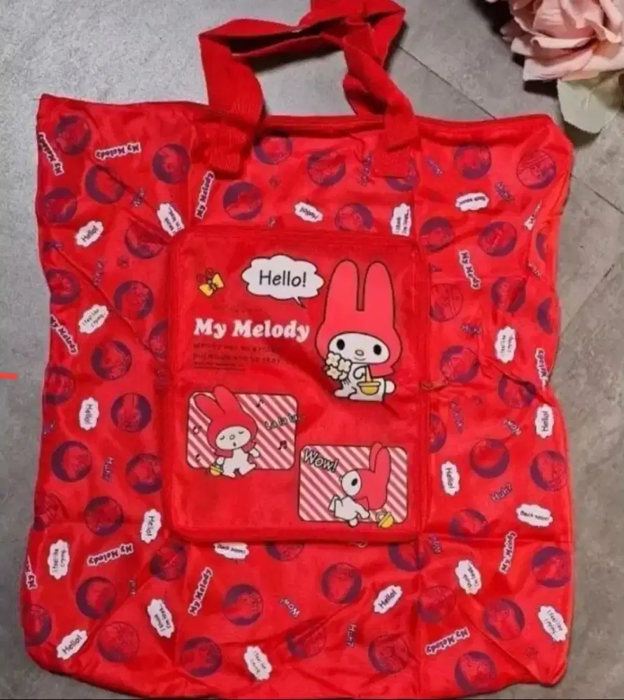 Tas lipat shopping bag sanrio original