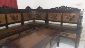 MEJA DAN KURSI JATI ASLI