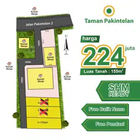 Tanah murah SHM ready 1 unit pakintelan