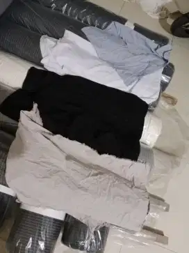 Jual kain katun poliester sisa potongan besar kecil pecahan