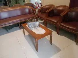 Set kursi sofa jati