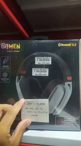 HEADPHONE BT GAMEN SHADOW LITE ATLANTIS DAHSYAT
