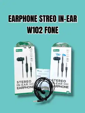 EARPHONE STREO IN-EAR W102 FONEE