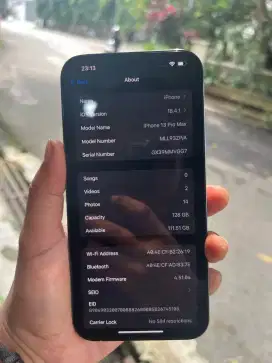 iphone 13 pro max 128gb cukai (blue)