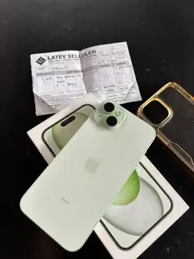 iPhone 15 Plus 256Gb Green Garansi iBox Januari 2026 BH 100%