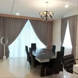 Supplier Gorden Blackout Sekat Klinik Hordeng Pintu Gordyn Vitrase