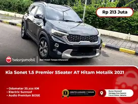 [SUNROOF] Kia Sonet 1.5 Premier 5Seater AT Hitam Sunroof BOSE 2021/202