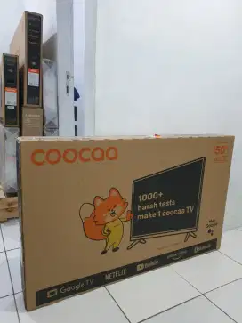 COOCAA GoogleTV Digital 50 inch. 100% Gres pabrik, Bisa COD & Setting
