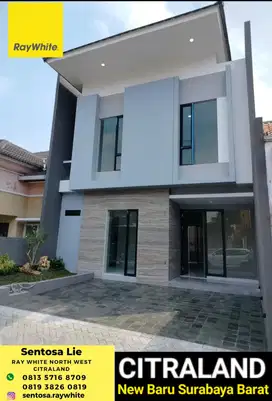 Rumah Baru Taman Puspa Raya Citraland Surabaya SPESIAL.4+1 Kamar Tidur