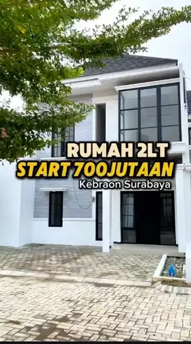 RUMAH 2 LANTAI DIKEBRAON KTP SURABAYA