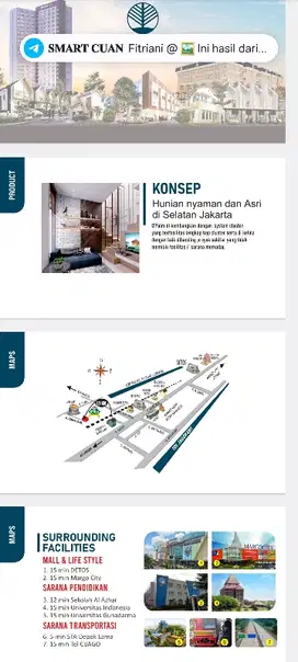 Hunian Asri dan Nyaman serta fasilitas lengkap di Selatan Jakarta