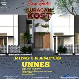 TERMURAH,FREE ALL BIAYA, RUMAH KOST MODERN,SHM,RING 1 UNNES SEMARANG
