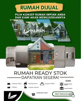 Ready Stock Rumah Baru 1 Lantai Lingkungan Tenang di Setu Bekasi