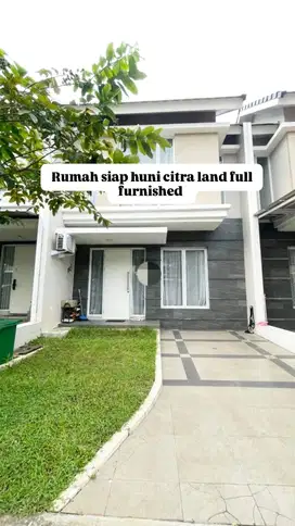 Rumah siap huni semi furnished di citraland